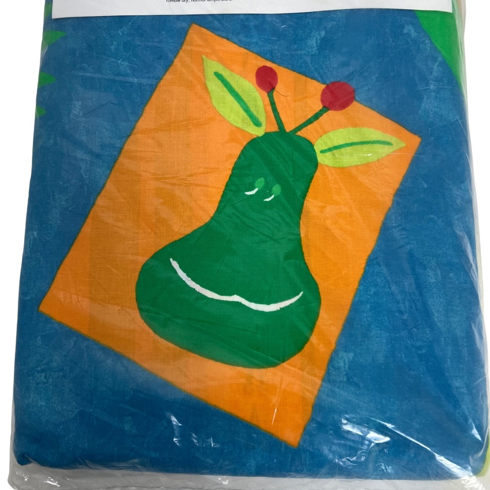 Vintage IKEA Deadstock NWT Twin Size Duvet Cover & Standard Pillow Case Fruktig - Picture 3 of 5